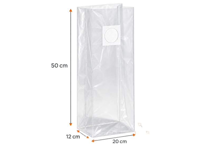 Basic Line "M" Vertical Bag Technical Dimensions
