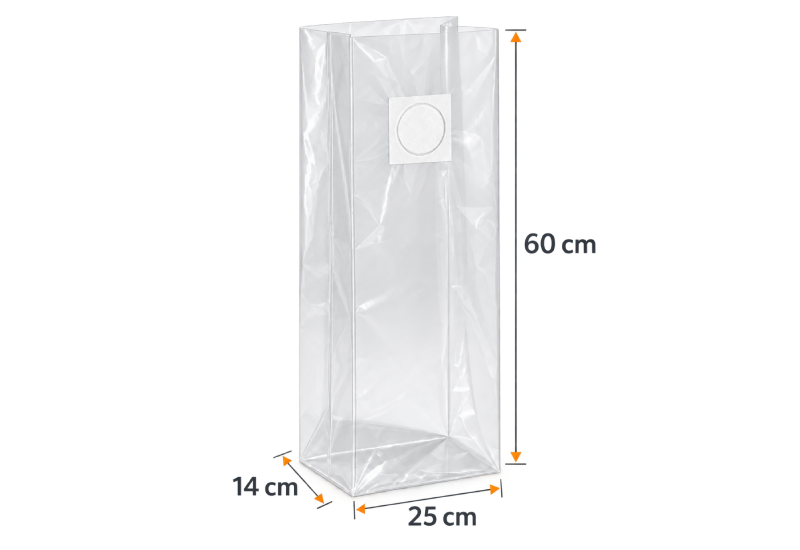 Basic Line XL Bag with Technical Specifications