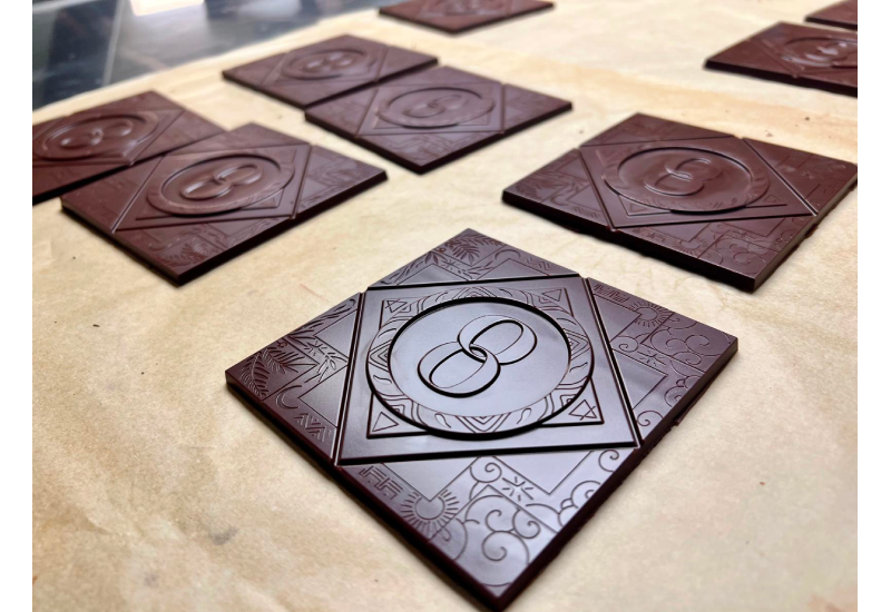 tablette de chocolat au lion's mane