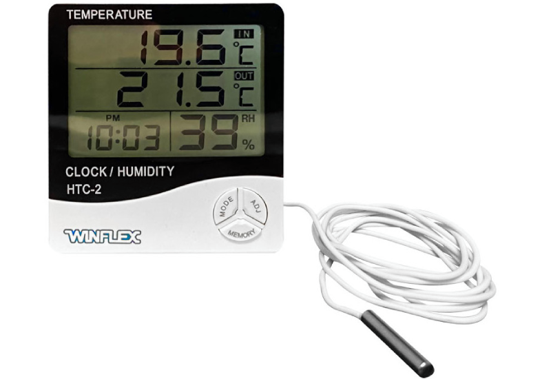Winflex - Thermo-Hygromètre + Sonde filaire - Humidité et température