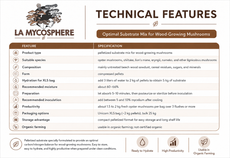 technical features optimal pellets